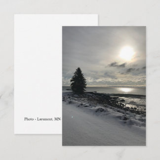 Foto van Larsmont Minnesota Lake Superior Bedankkaart