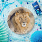 foto van leeuw papieren bordje (Feest)