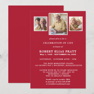 Foto van Life Dark Red White 3 Kaart