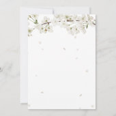 Foto van Life Floral White Blossom Kaart (Achterkant)