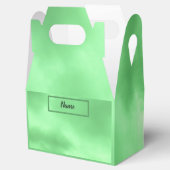 Foto van Light Pastel Green Clouds Bedankdoosjes (Geopend)