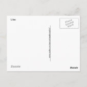 Foto van Lila lentesbloesems Briefkaart (Achterkant)