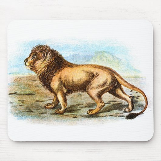  foto van Lion Mousepad Muismat (Voorkant)