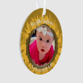 Foto van Little Sunflower Baby Ornament (voorkant)