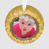 Foto van Little Sunflower Baby Ornament (voorkant)