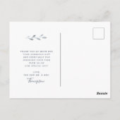 Foto van Love and bedankt bruiloft bedankt Briefkaart (Achterkant)