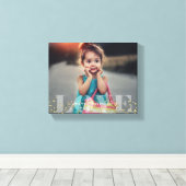 Foto van Love and Sparkles Canvas Afdruk (Insitu (Houten vloer))