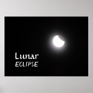 Foto van Lunar Eclipse Moon Poster