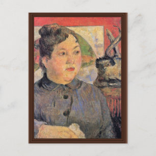 Foto van Madame Alexandre Kohler van Gauguin Briefkaart