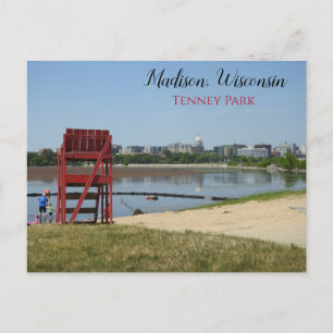 Foto van Madison, Wisconsin Tenney Park Briefkaart