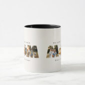 Foto van mam 3 moderne elegante zwarte moederdag mok (Midden)