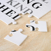 Foto van mama Collage Modern Typografie Legpuzzel (Zijkant)