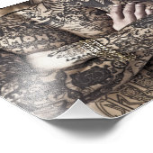 Foto van mannelijk Tattoo Afdruk (Hoek)