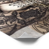 Foto van mannelijk Tattoo Poster (Hoek)