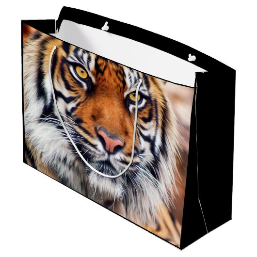 Foto van Mannelijke Siberische tijger Groot Cadeauzakje (Achterkant Gekanteld)