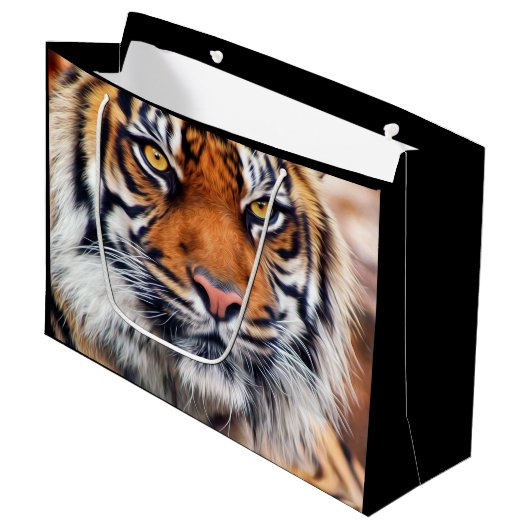 Foto van Mannelijke Siberische tijger Groot Cadeauzakje (Voorkant Gekanteld)