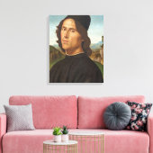 Foto van Marianito Goya, kleinzoon van de kunstena Canvas Afdruk (Insitu (Woonkamer))