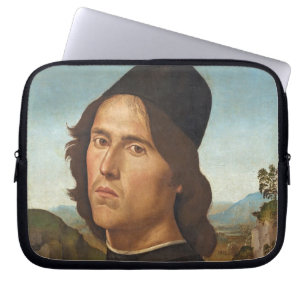 Foto van Marianito Goya, kleinzoon van de kunstena Laptop Sleeve