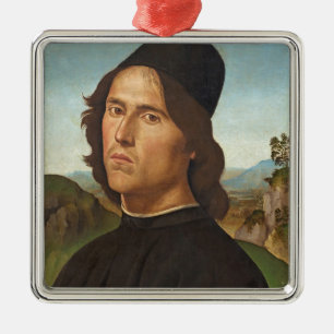 Foto van Marianito Goya, kleinzoon van de kunstena Metalen Ornament