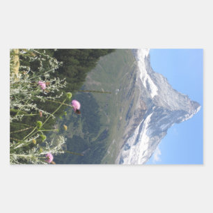 Foto van Matterhorn Mountain Rechthoekige Sticker