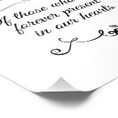 Foto van Memory Wedding Sign Afdruk (Hoek)