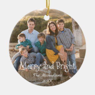 Foto van Merry and Bright Family Keramisch Ornament