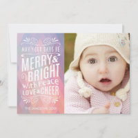 Foto van Merry and Bright Modern Geometric Pastel