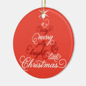 Foto van Merry Jolly en Bright Little Kersttree Keramisch Ornament (Links)