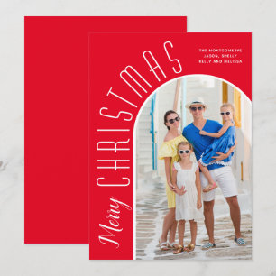 Foto van Merry kerrode arch Feestdagenkaart