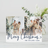 Foto van Merry kerst 3 Feestdagenkaart (Staand voorkant)