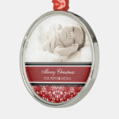 Foto van Merry kerst Grandma Ornament Red (Links)