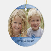 Foto van Merry kerst Grootouders Ornament (Links)