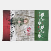 Foto van Merry Kerstdiy Theedoek (Horizontaal)