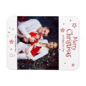 Foto van Merry Kerstfeestay Magneet (Horizontaal)