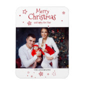 Foto van Merry Kerstfeestay Magneet (Verticaal)