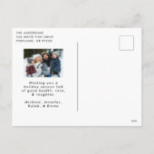 Foto van Merry Kerstmis Feestdagenkaart (Achterkant)