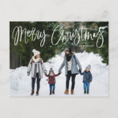 Foto van Merry Kerstmis Feestdagenkaart (Voorkant)