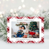 Foto van Merry Kerstmis met Flat Holiday Kaart