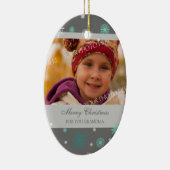 Foto van Merry Kerstoma Ornament Aqua Gray (Rechts)