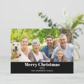 Foto van Merry Kerstry Feestdagenkaart (Staand voorkant)