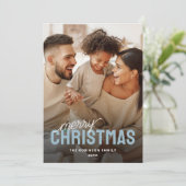 Foto van Merry Kerstry Feestdagenkaart (Staand voorkant)