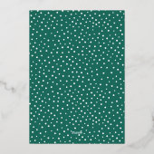 Foto van Merry Kerstscript Folie Feestdagenkaart (Achterkant)