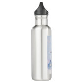 Foto van metallische kerstbalken waterfles  (Links)