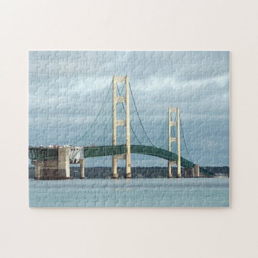 Foto van Michigan Mackinac Bridge Legpuzzel (Horizontaal)