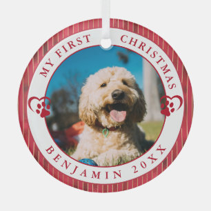 Foto van mijn eerste kerst glas ornament