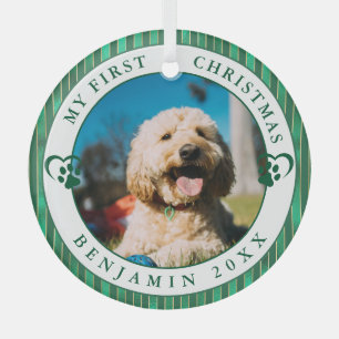 Foto van mijn eerste kerst glas ornament