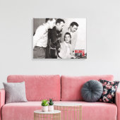Foto van Million Dollar Kwartet Canvas Afdruk (Insitu (Woonkamer))