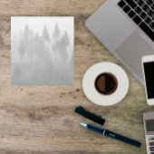 Foto van Misty Evergreen Forest Notitieblok