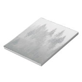 Foto van Misty Evergreen Forest Notitieblok (Gedraaid)