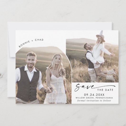 Foto van Modern Boho Arch 2 Save The Date (Voorkant)